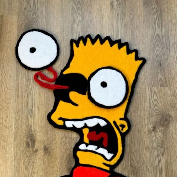 Bart Simpson Hand-tufted Rug