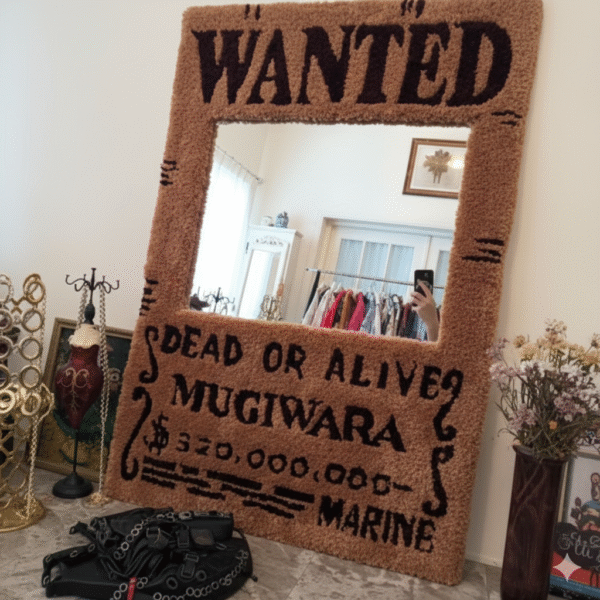 Mugiwara Tufted Mirror Frame