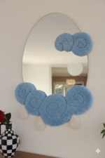 Blue Cloud Mirror Frame - Image 2