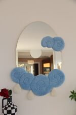 Blue Cloud Mirror Frame