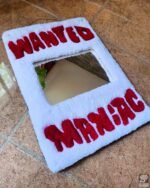 Wanted Maniac Mirror Frame